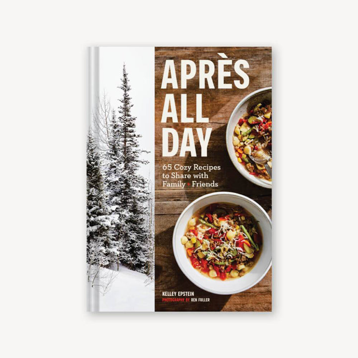 The coziest gift for the cook on a winter’s day. Apres All Day from Chronicle.
