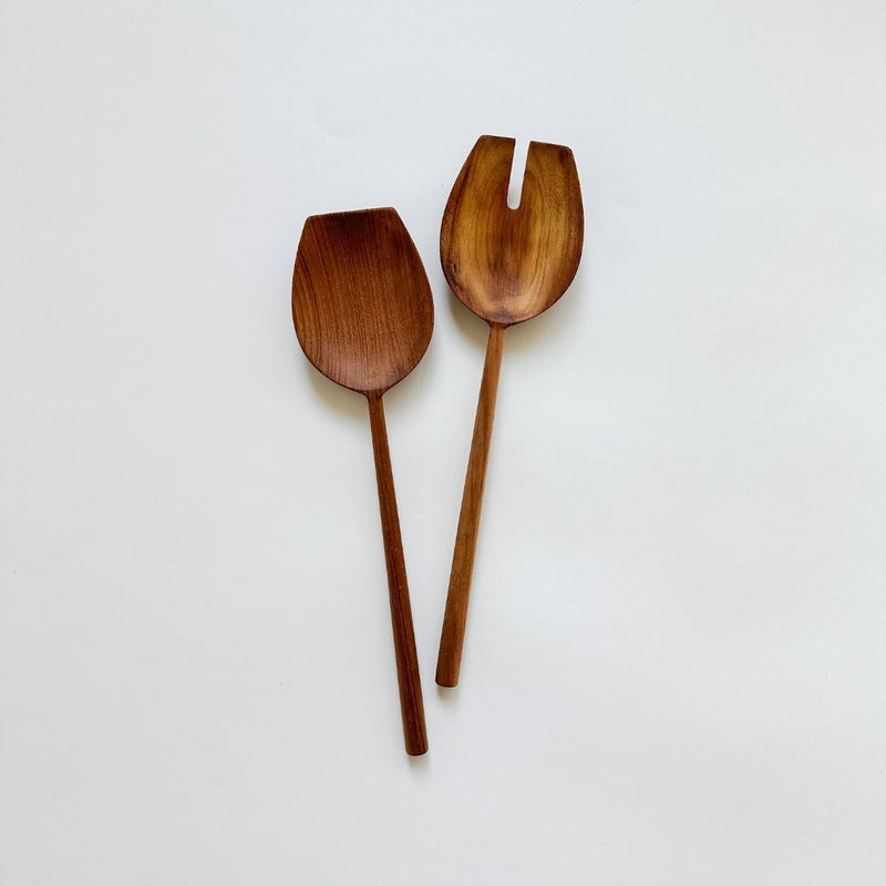 Teak Wooden Salad Servers