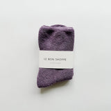 Le Bon Shoppe Cloud sock in plum