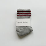 Le Bon Shoppe Girlfriend sock in heather gray