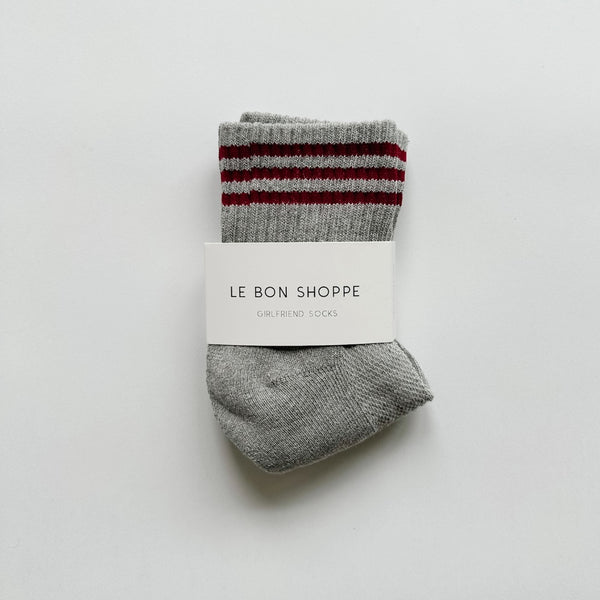 Le Bon Shoppe Girlfriend sock in heather gray
