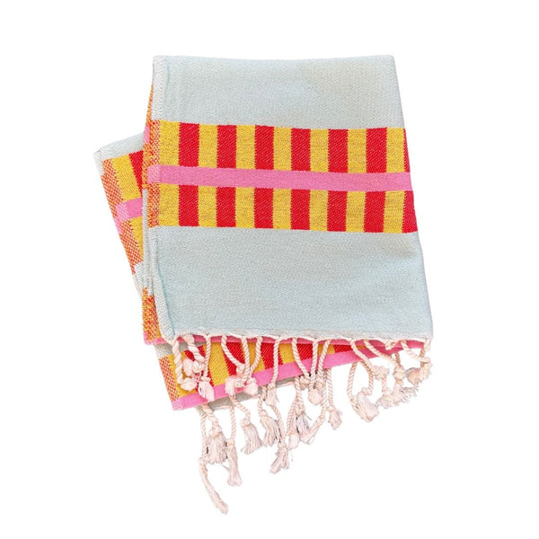 Lattice Turkish Hand Towel in Summer Spritz