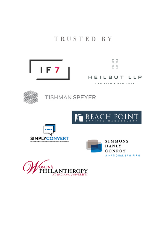 Companies that have used East Third Collective for their corporate gifting and client holiday gifts.