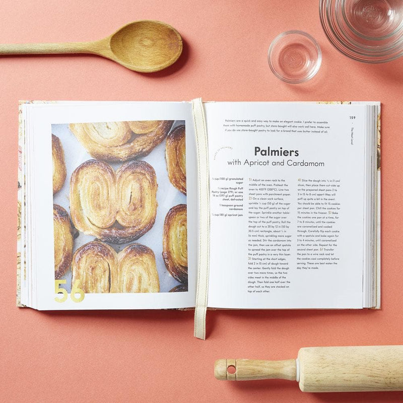 Recipe for Palmiers with apricot and cardamon.  Delicious!