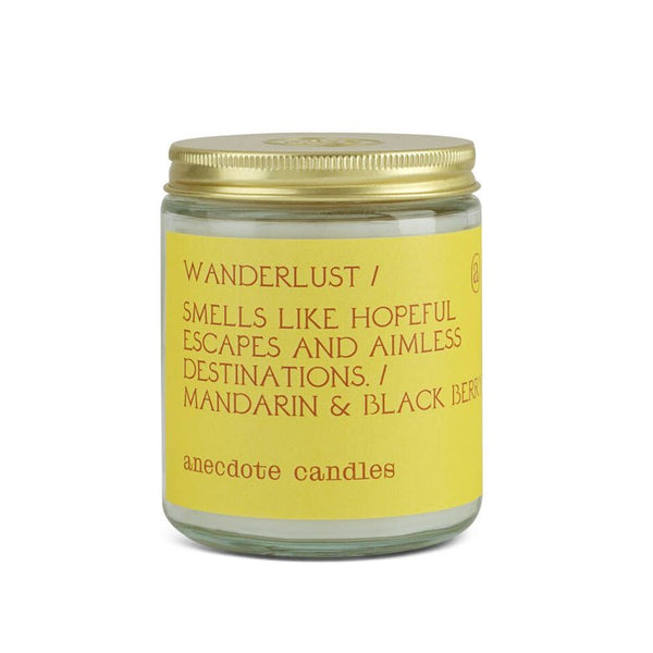 Your travel companion gets this wanderlust candle from Anecdote candles for their birthday!