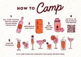 How To Camp directions for the Camp Cocktail mixes.