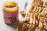 This salted caramel sauce from Coops is a great topping for those fruity desserts.