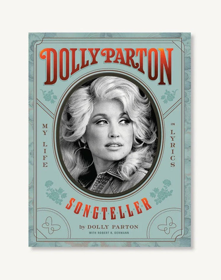 Dolly Parton, Songteller My Life in Lyrics coffee table book. One of our bestselling coffee table books.