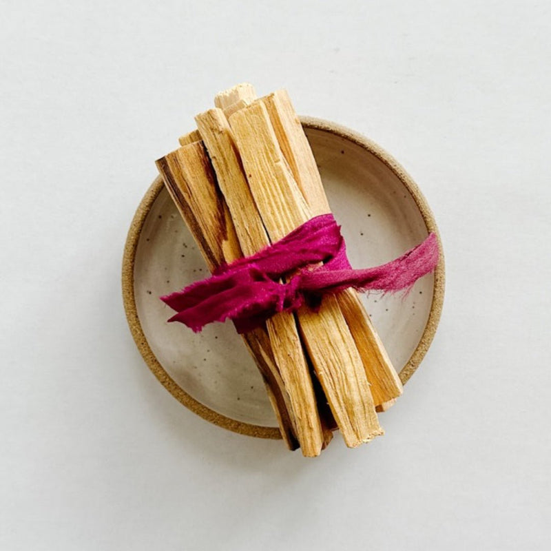 Palo Santo and handmade ceramic dish is the perfect house warming gift.