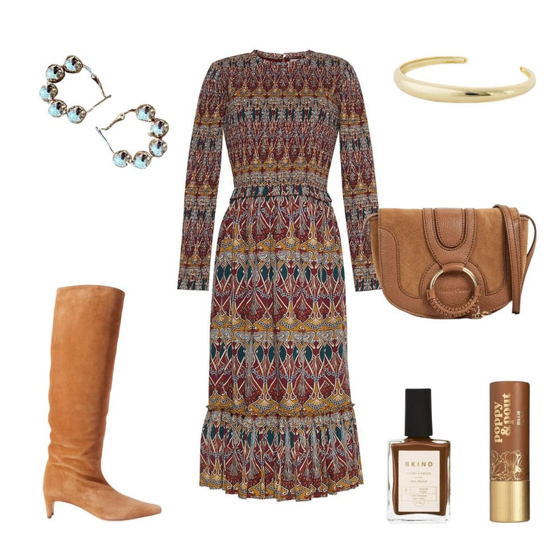 The perfect outfit featuring our Shashi jewelry.