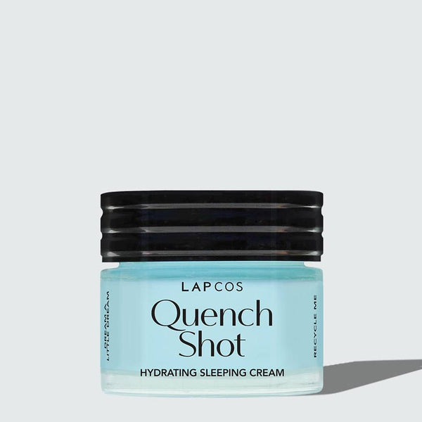 Moisturize while you sleep with this hydrating Quench Shot sleeping cream.