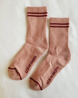 Vintage pink socks.  The Boyfriend Socks will become one of your closet staples from now until forever. 