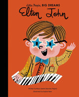 Little People, Big Dreams book featuring Elton John.  