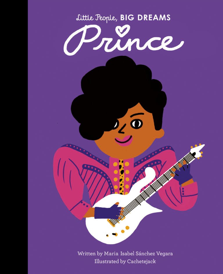 Little People, Big Dreams book featuring Prince.  Great gift for big siblings.