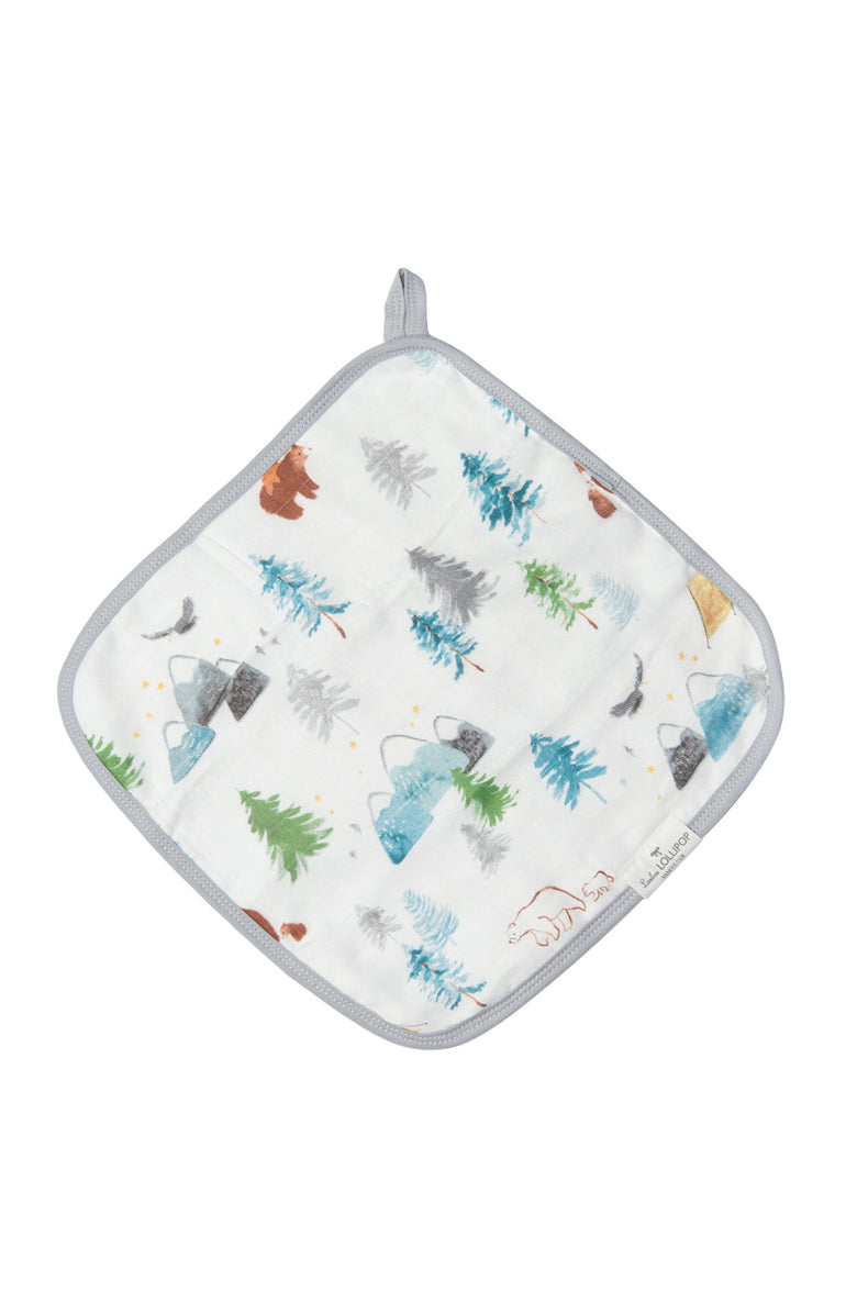 Sweet designs for any new baby on these washcloths from Loulou Lollipop.