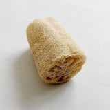 Side view of a luffa sponge. These make a great addition to any spa gift. All natural.