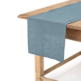 Linen Table Runner in Gray-Blue by Magic Linen