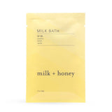 Milk bath from Milk and Honey.  Blend Nº 05: Coconut, Lemon, Vanilla.