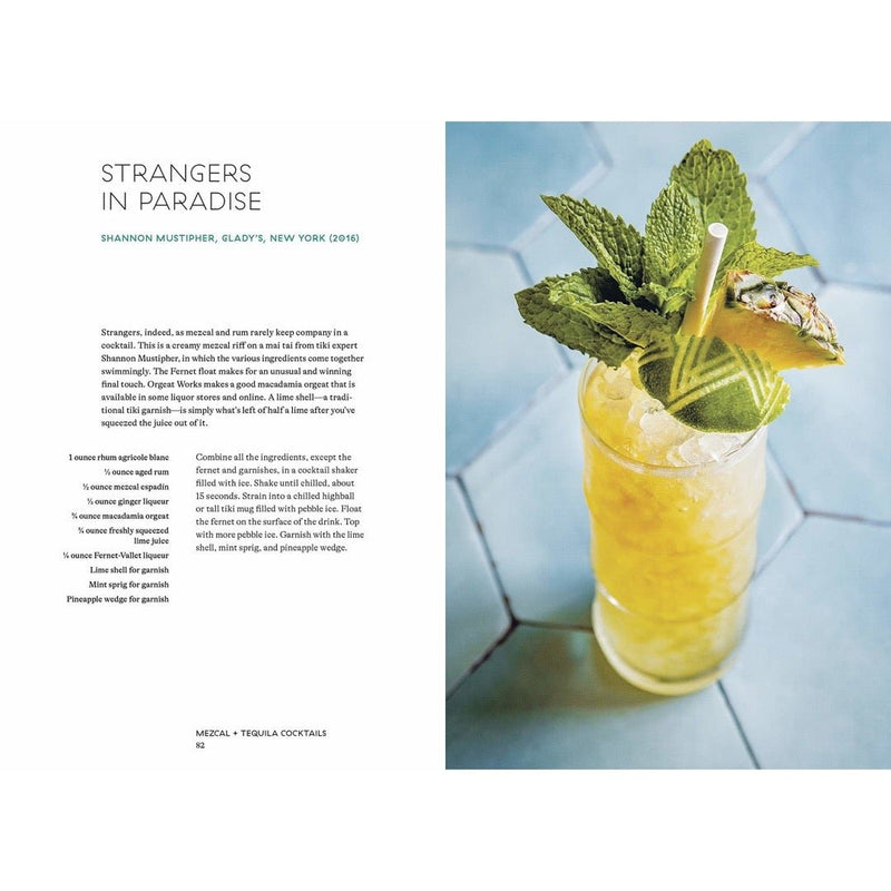 Recipe for Strangers in Paradise Cocktail.  Great book for the cocktail lover.
