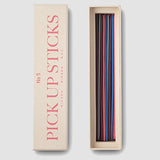 Printworks Pick Up Sticks with an open box. Good family gift.