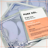 Multiple packages of Pure Sol. hydrogel eye mask. A great spa gift.