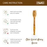 Take care of your olive wood honey spoon with these instructions.
