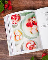 Photo of radishes from cookbook.