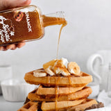 Our pancake mix and this Runamok sparkle maple syrup is the gift of happiness in the morning.