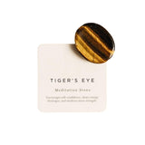 Tiger's Eye meditation stone from slow north.