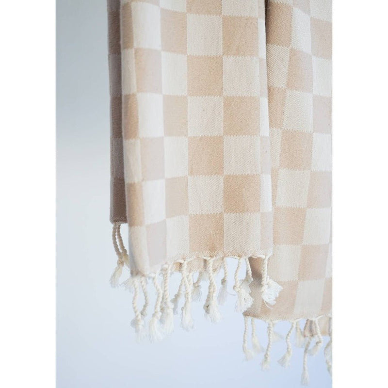 A great addition to any kitchen, this neutral dishtowel is a great gift.
