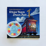Steam Train, Dream Train book paired with eco dough for kids. A great gift for the older siblings.