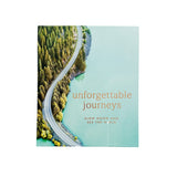 A coffee table book called Unforgettable Journeys. A great gift for someone who loves to travel or as a grad gift.