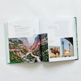 Inside view of Unforgettable Journeys book.