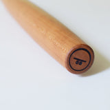 Each pin is uniquely made from sustainably harvested hardwoods.