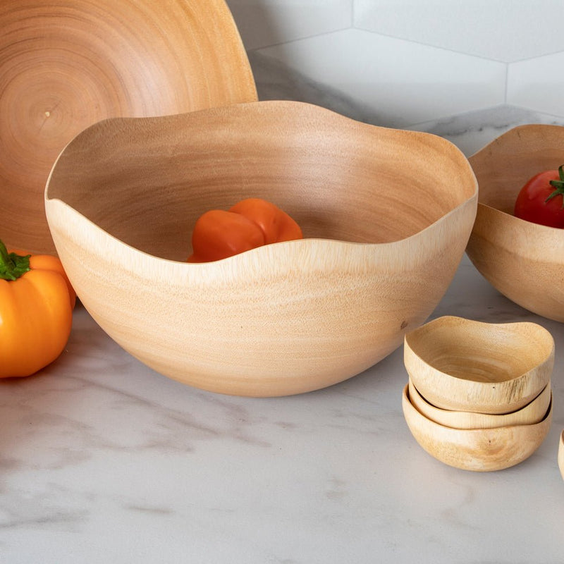 Beautiful wood bowl from BeHome. Lovely host gift.