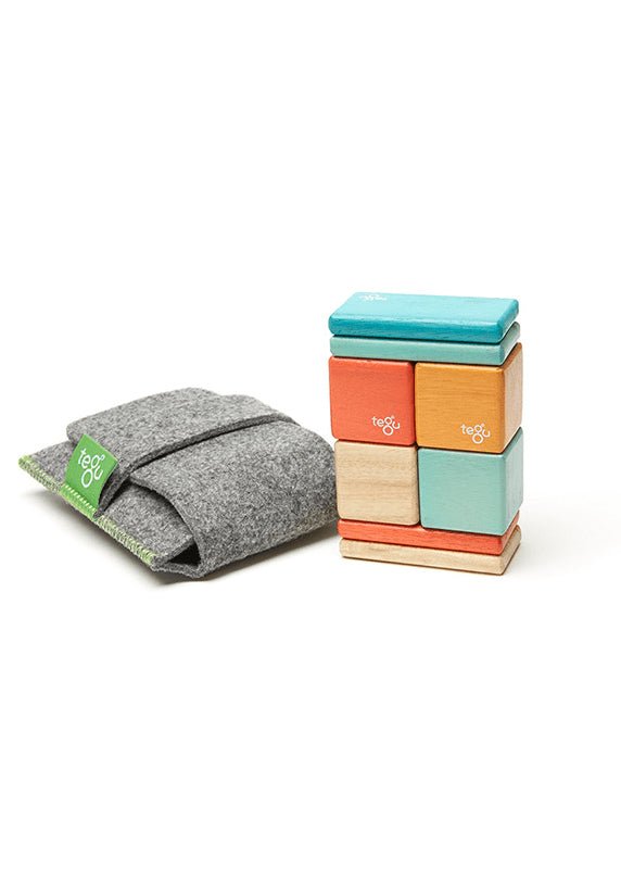 Original Pocket Pouch - Magnetic Wooden Block Set for babies.