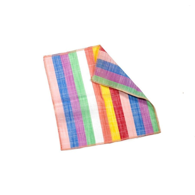 A great gift to bring to your next BBQ featuring a cheerful rainbow cocktail napkin from Willow Ship. 